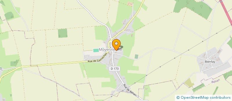 localisation de l'entreprise EECKHOUT  MOYENNEVILLE