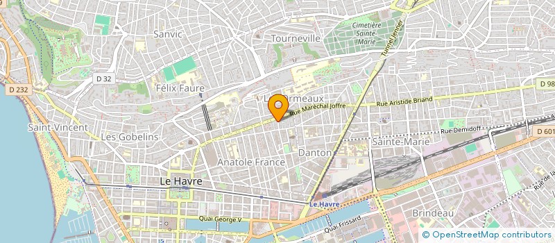 localisation de l'entreprise EECR à LE HAVRE