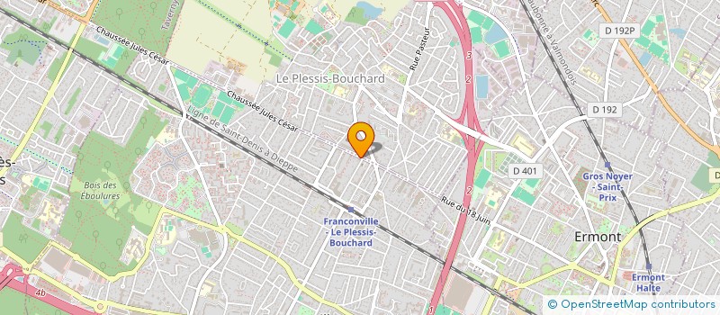 localisation de l'entreprise EEDEN SPA à LE PLESSIS-BOUCHARD