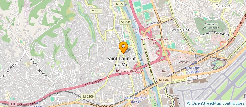localisation de l'entreprise EEE ETUDE ENGENEERING ENTREP à SAINT-LAURENT-DU-VAR