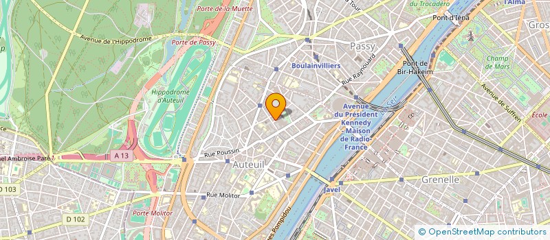 localisation de l'entreprise EEFCA  PARIS