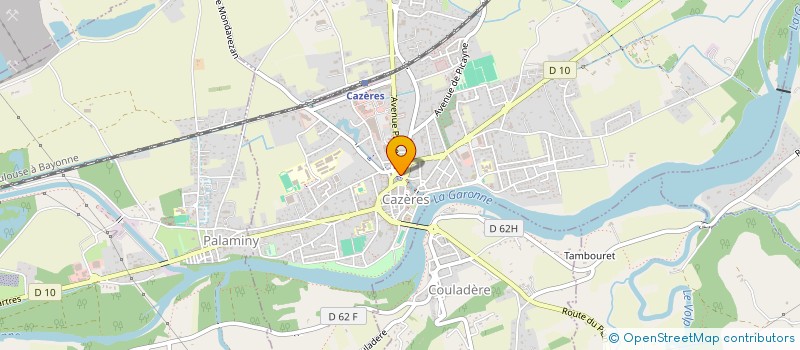 localisation de l'entreprise EEFICA  CAZERES