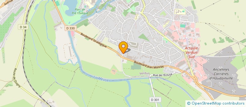 localisation de l'entreprise EEG SERVICES-CORTEXPLORE à VERDUN