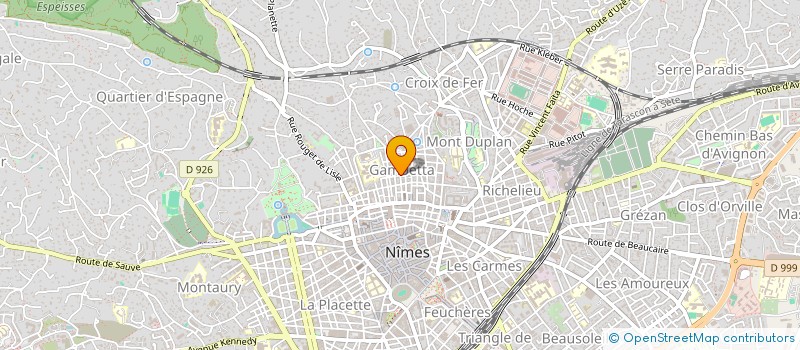 localisation de l'entreprise EEGLE à NIMES