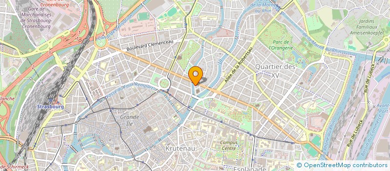 localisation de l'entreprise EEH - EUROPEENNE D'EXPLOITATIONS HOTELLIERES à STRASBOURG