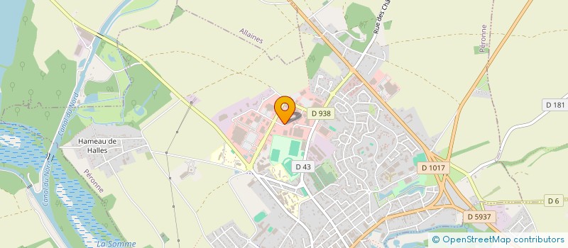 localisation de l'entreprise EEINVERSIN  PERONNE