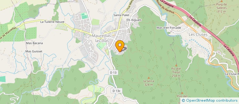 localisation de l'entreprise EEJ  MAUREILLAS-LAS-ILLAS