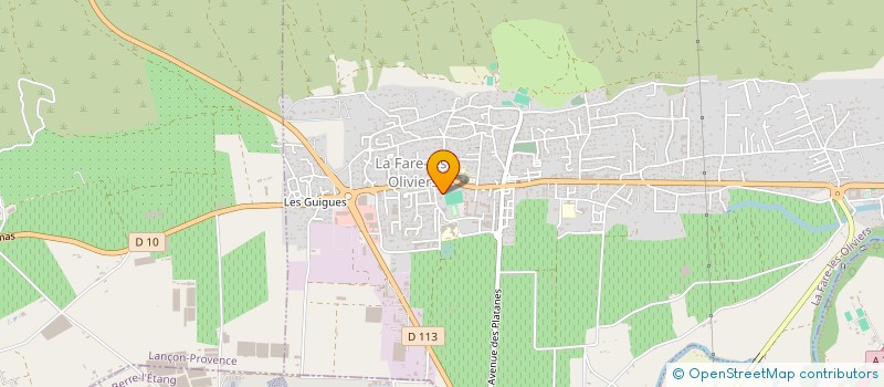 localisation de l'entreprise EELOK  LA FARE-LES-OLIVIERS