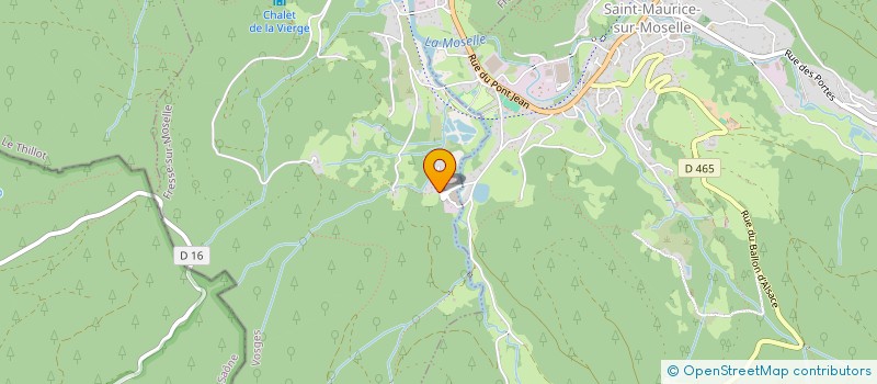 localisation de l'entreprise EELSA à FRESSE-SUR-MOSELLE
