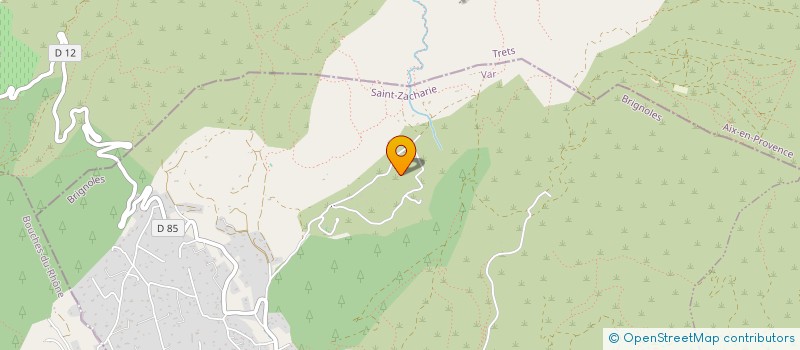 localisation de l'entreprise EEM  SAINT-ZACHARIE