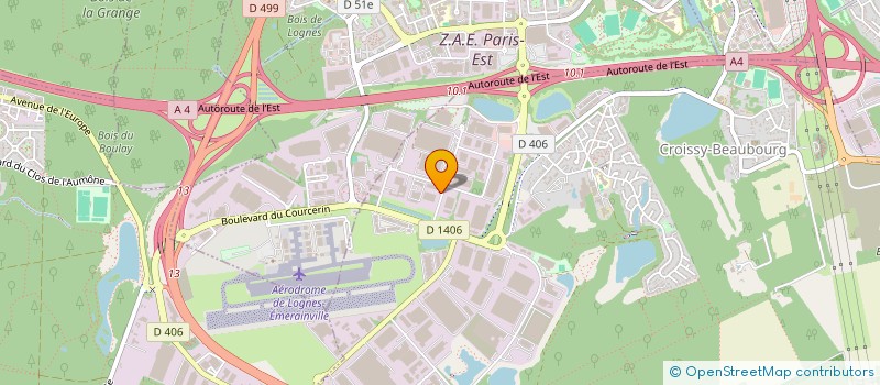 localisation de l'entreprise EEMA  CROISSY-BEAUBOURG