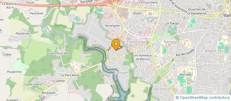 localisation de l'entreprise EEMMA à VANNES