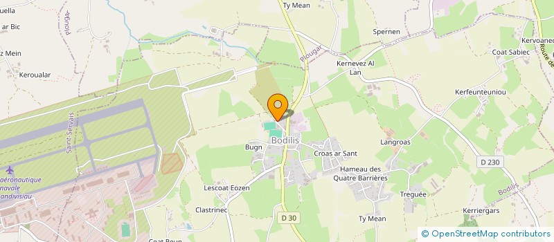 localisation de l'entreprise EEMOREV  BODILIS