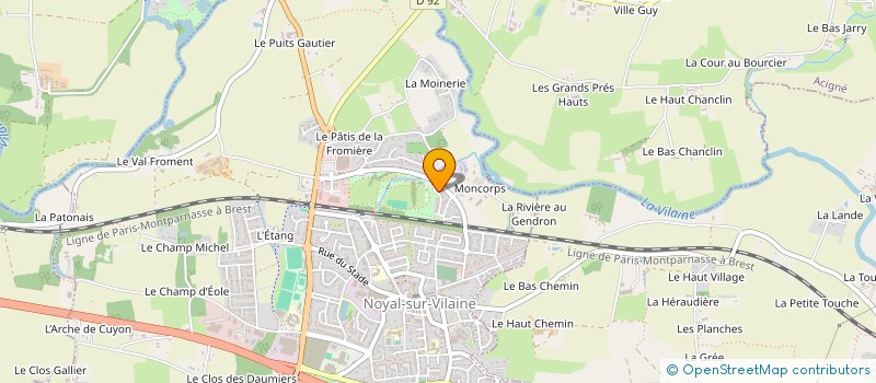 localisation de l'entreprise EEMSJA2  NOYAL-SUR-VILAINE