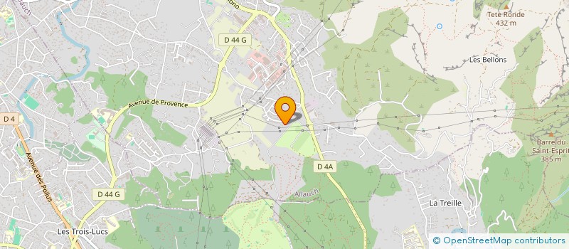 localisation de l'entreprise EEMT  ALLAUCH