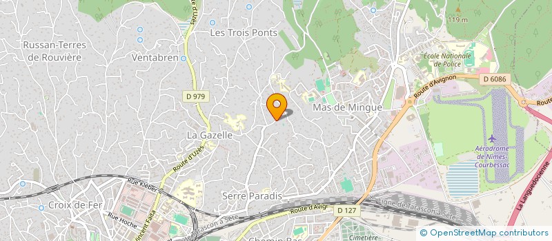 localisation de l'entreprise EENOIA  NIMES