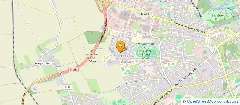 localisation de l'entreprise EEPOCAMPE à ARRAS