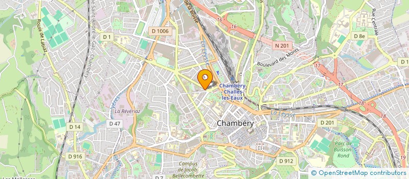 localisation de l'entreprise EEPOS à CHAMBERY