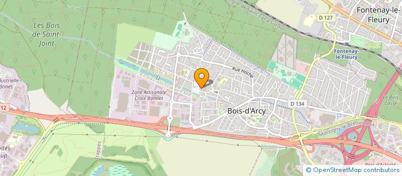 localisation de l'entreprise EER INVEST à BOIS D ARCY
