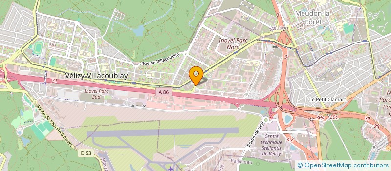 localisation de l'entreprise EES COC5 à VELIZY-VILLACOUBLAY