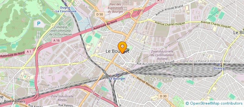 localisation de l'entreprise EESA à LE BOURGET