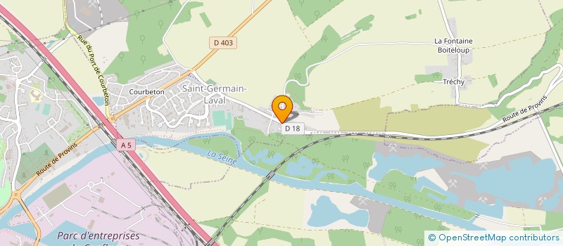 localisation de l'entreprise EESM  LE MEE-SUR-SEINE