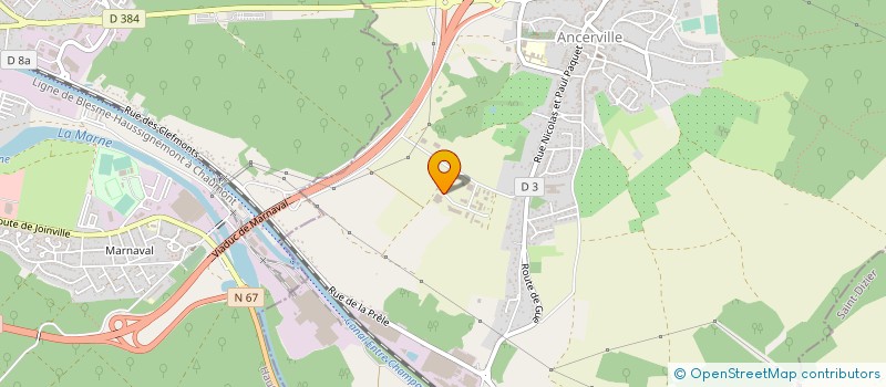 localisation de l'entreprise EETM INVEST à ANCERVILLE