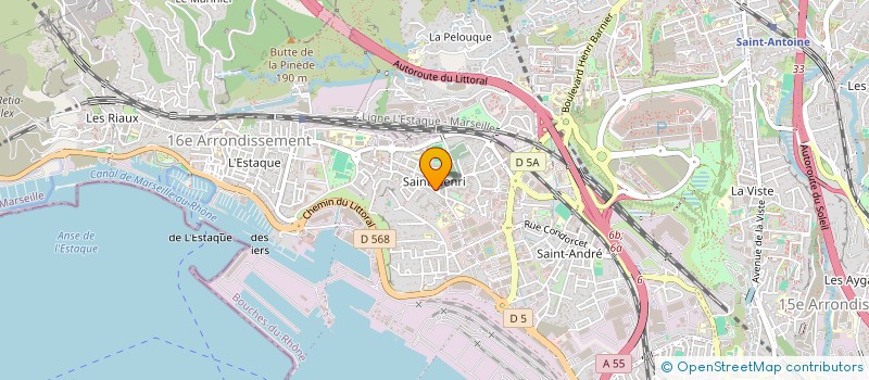 localisation de l'entreprise EF 13 à MARSEILLE