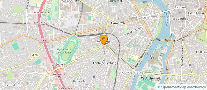 localisation de l'entreprise EF 2D  TOULOUSE