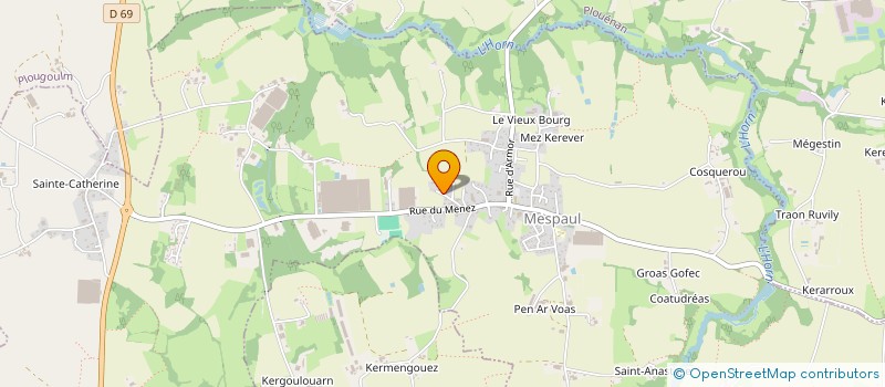 localisation de l'entreprise EF AGRICONCEPT  MESPAUL