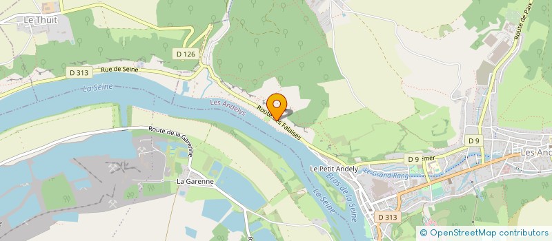 localisation de l'entreprise EF.AMENAGEMENT.ISOLATION.RENOVATION  LES ANDELYS