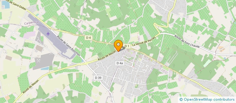 localisation de l'entreprise EF ATELIER à PERNES-LES-FONTAINES