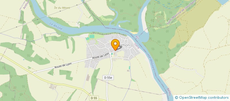 localisation de l'entreprise EF CONSEIL à ANTHON
