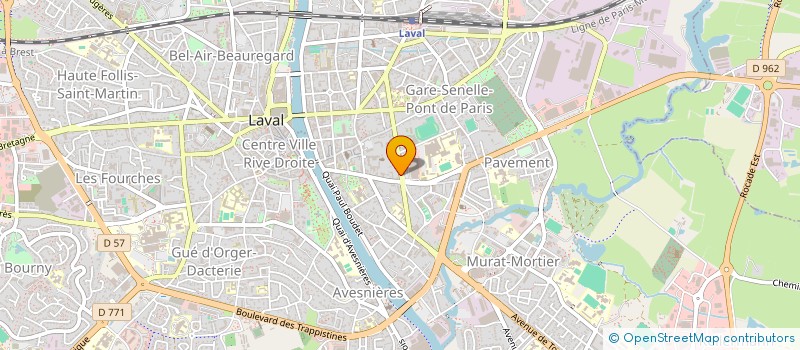 localisation de l'entreprise EF CONSEIL à LAVAL
