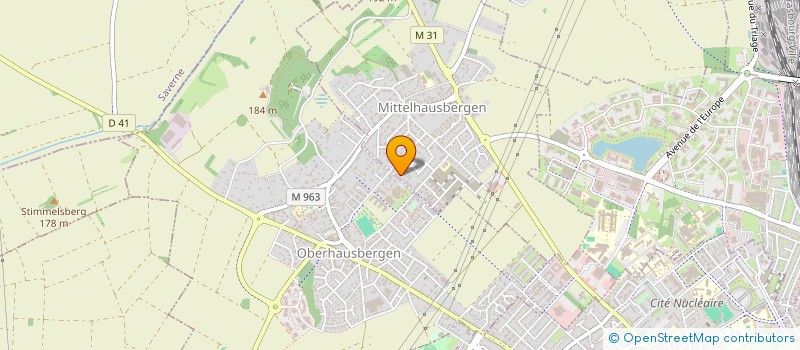 localisation de l'entreprise EF CONSTRUCTIONS  MITTELHAUSBERGEN