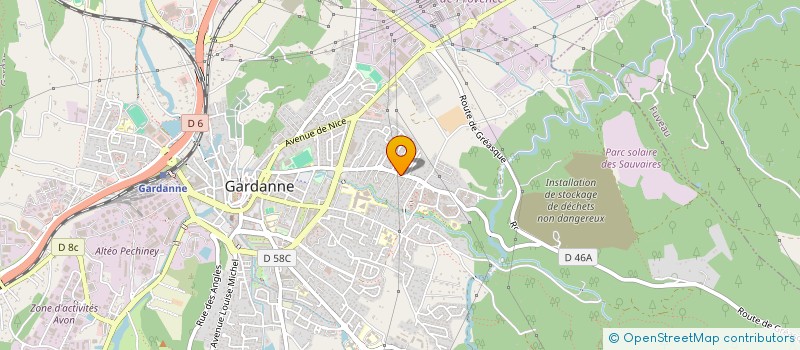 localisation de l'entreprise EF CORPO  GARDANNE