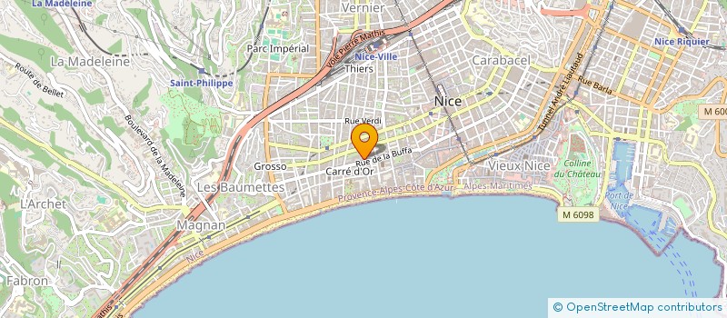 localisation de l'entreprise EF ECOLE DE FRANCAIS à NICE