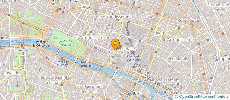 localisation de l'entreprise EF III - DEA RENNES OPCO  PARIS