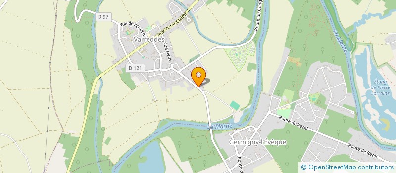 localisation de l'entreprise EF IMMO  VARREDDES