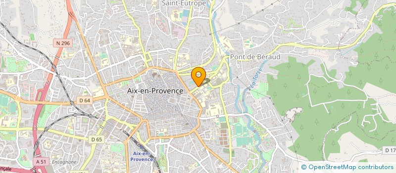 localisation de l'entreprise EF INVEST à AIX-EN-PROVENCE
