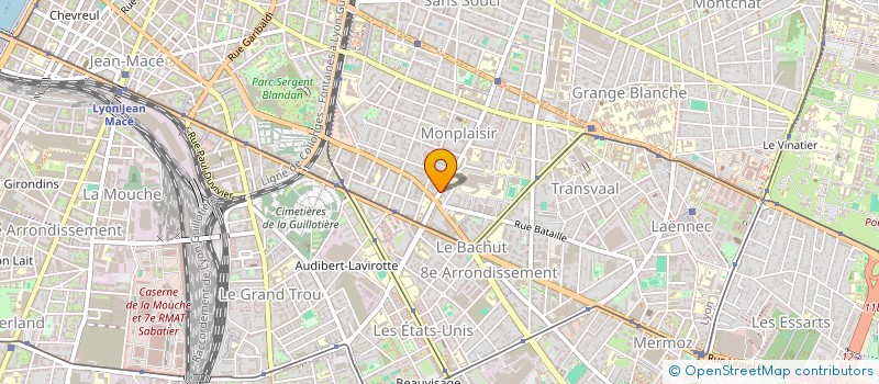 localisation de l'entreprise EF INVEST  LYON