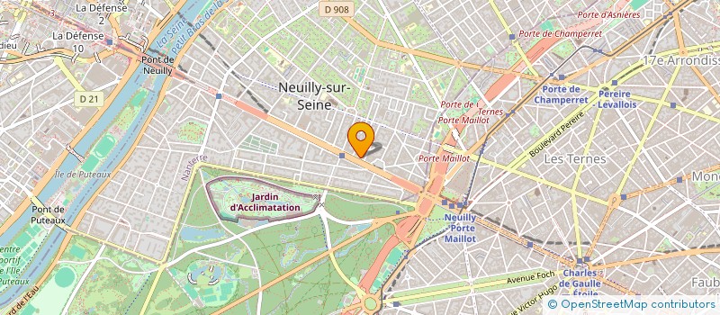 localisation de l'entreprise EF NEUILLY à NEUILLY-SUR-SEINE