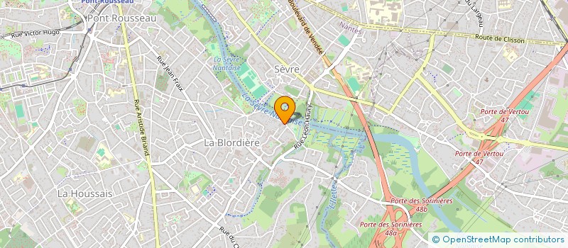 localisation de l'entreprise EF PATRIMOINE  REZE