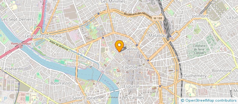 localisation de l'entreprise EF RESTAURATION  TOULOUSE