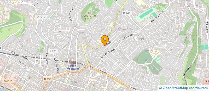 localisation de l'entreprise EF SCI à ROUEN
