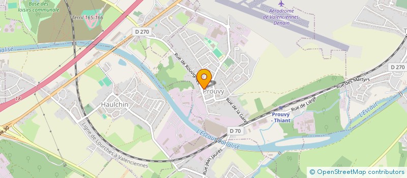 localisation de l'entreprise EF SOUDURE  HAULCHIN