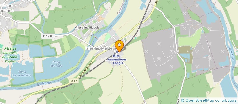 localisation de l'entreprise EF THERMO  ISLES-LES-MELDEUSES