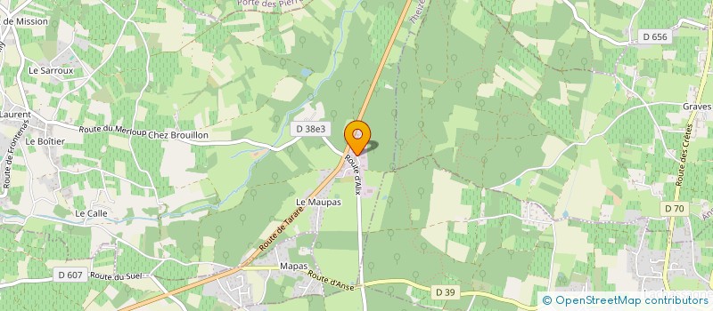 localisation de l'entreprise EF TRADING  THEIZE