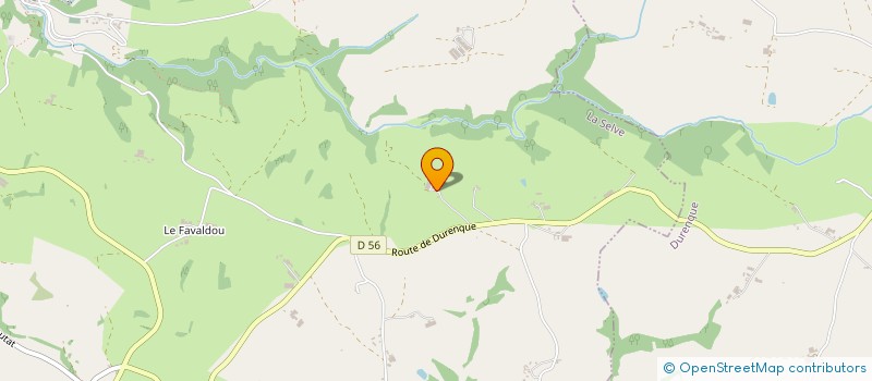 localisation de l'entreprise EF VIGROUX ENERGIE  LA SELVE