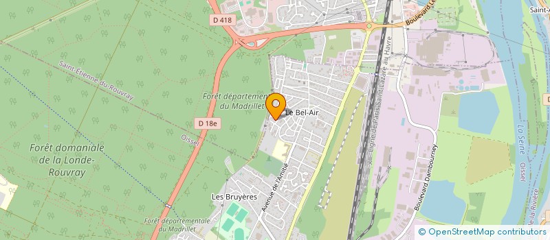 localisation de l'entreprise EF2A à OISSEL